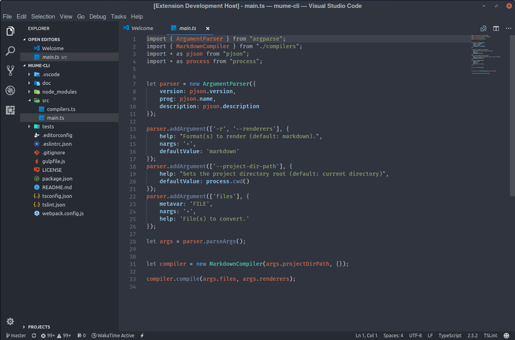 ubuntu open visual studio code from terminal
